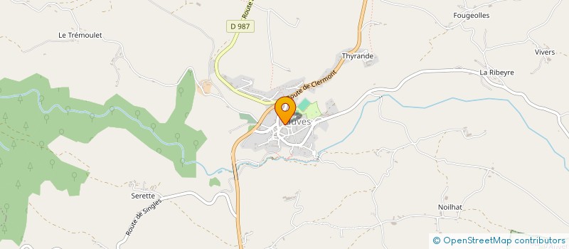 localisation de l'entreprise MADAME NANCY MANIOL  TAUVES