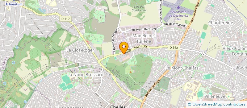 localisation de l'entreprise MADAME NANCY MARIE-CECILE EKOUYA-ITOUA  CHELLES