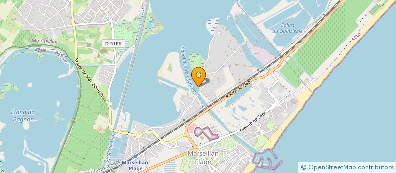 localisation de l'entreprise MADAME NANCY MAURICE à MARSEILLAN