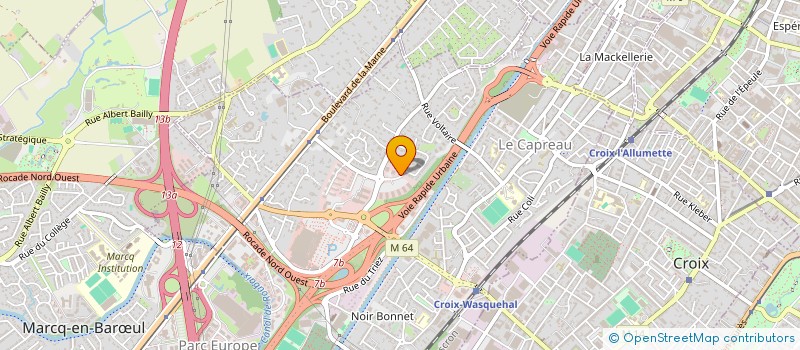 localisation de l'entreprise MADAME NANCY MEGUE  WASQUEHAL