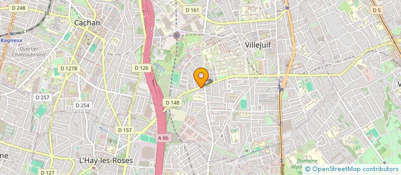 localisation de l'entreprise MADAME NANCY MEUNIER  VILLEJUIF