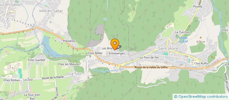 localisation de l'entreprise MADAME NANCY PISANO à LA TOUR