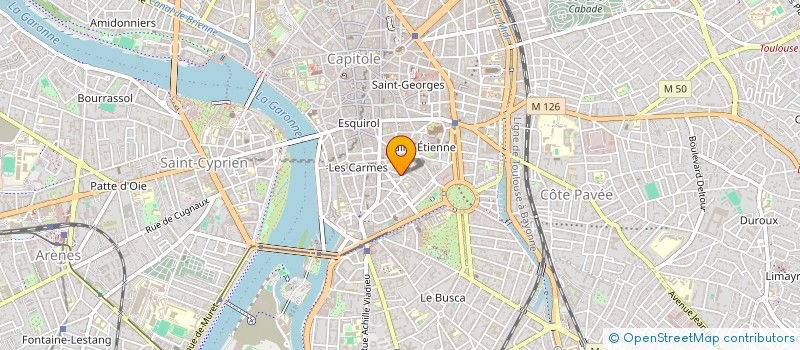 localisation de l'entreprise MADAME NANCY PRINTEMPS  TOULOUSE