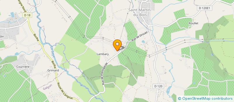 localisation de l'entreprise MADAME NANCY REINHARD  SAINT-CIERS-D'ABZAC