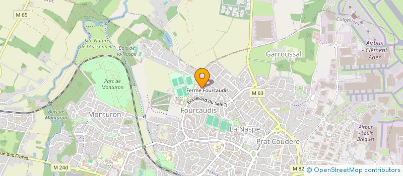 localisation de l'entreprise MADAME NANCY RIOCREUX à COLOMIERS