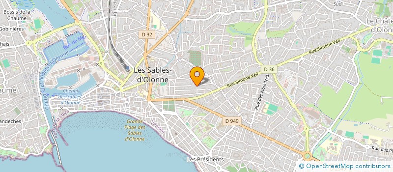 localisation de l'entreprise MADAME NANCY RIVERA INZUNZA à LES SABLES D'OLONNE