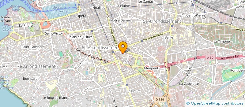 localisation de l'entreprise MADAME NANCY ROCHE à MARSEILLE