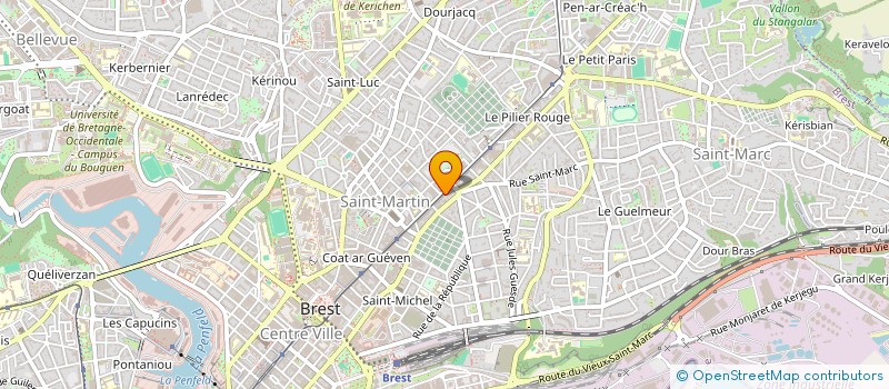 localisation de l'entreprise MADAME NANCY ROLLAND  BREST