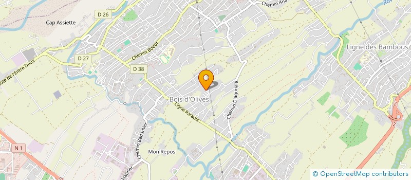 localisation de l'entreprise MADAME NANCY SANGUIN  LE TAMPON