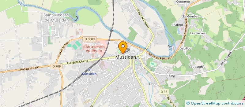 localisation de l'entreprise MADAME NANCY SIAUVAUD à MUSSIDAN