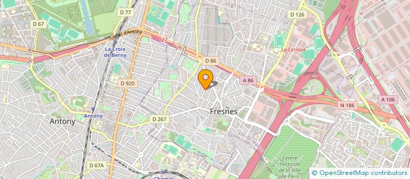 localisation de l'entreprise MADAME NANCY SORIA  FRESNES