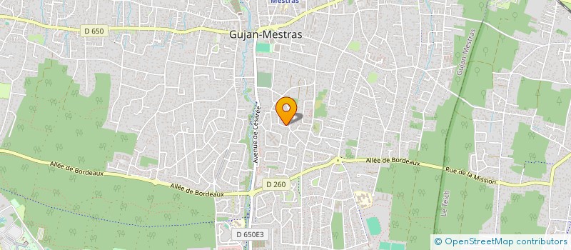 localisation de l'entreprise MADAME NANCY SOUSSAIN à GUJAN-MESTRAS