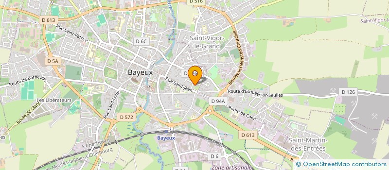 localisation de l'entreprise MADAME NANCY SUZANNE  BAYEUX