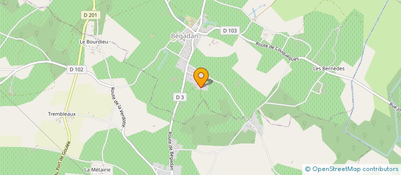 localisation de l'entreprise MADAME NANCY TITE  BEGADAN