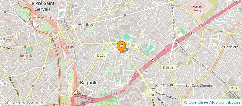 localisation de l'entreprise MADAME NANCY VELA  BAGNOLET