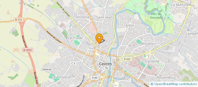 localisation de l'entreprise MADAME NANCY VIDAL à CASTRES