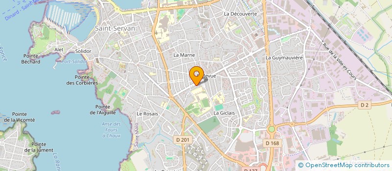 localisation de l'entreprise MADAME NANCY WILLIAM ERIAN  SAINT-MALO