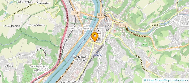 localisation de l'entreprise MADAME NANDA GALLI  VIENNE