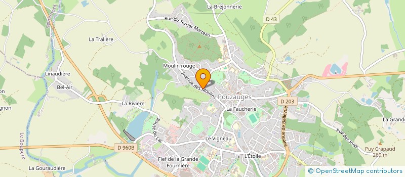 localisation de l'entreprise MADAME NANDY SIMONARD  POUZAUGES