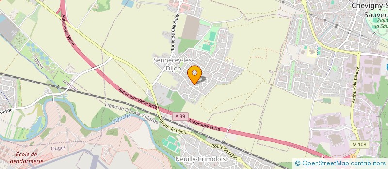 localisation de l'entreprise MADAME NANG THAO NANTHA KOUMAN  SENNECEY-LES-DIJON