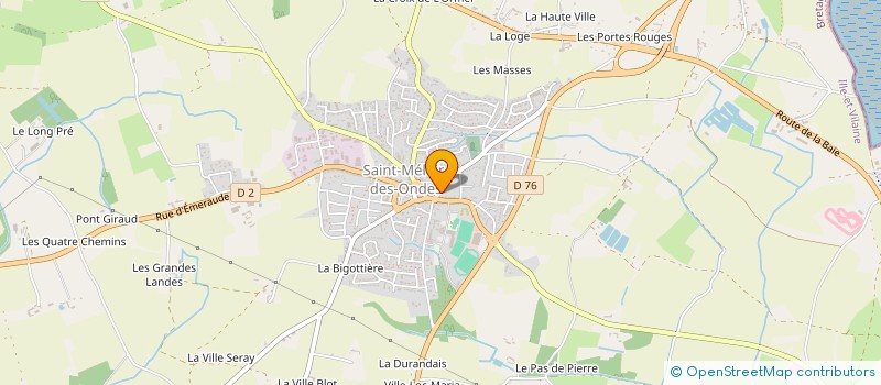 localisation de l'entreprise MADAME NANNA BACKHAUS à SAINT-MELOIR-DES-ONDES