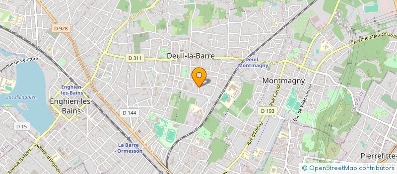 localisation de l'entreprise MADAME NANOUNE JOSEPH à DEUIL-LA-BARRE