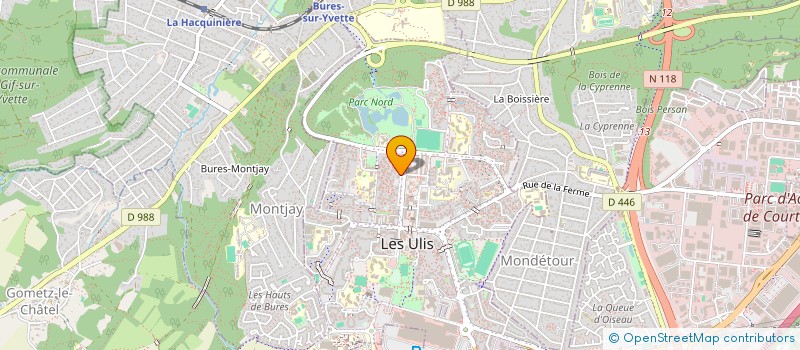 localisation de l'entreprise MADAME NANSSOUN KEITA  LES ULIS
