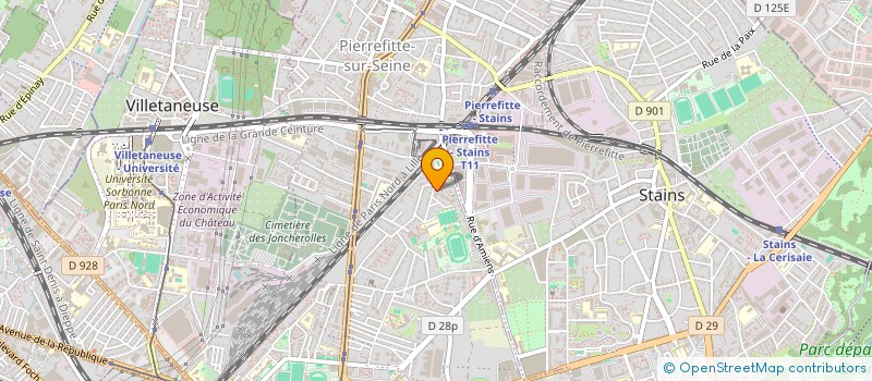 localisation de l'entreprise MADAME NANTENIN CISSE à PIERREFITTE-SUR-SEINE