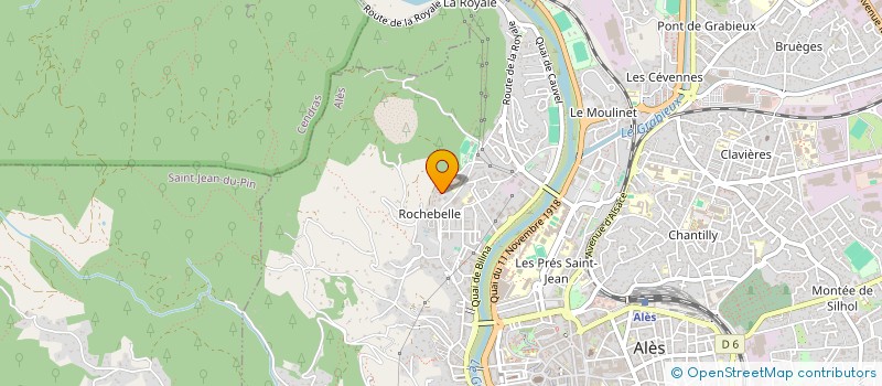 localisation de l'entreprise MADAME NAOELLE GAROUCHE  SALINDRES