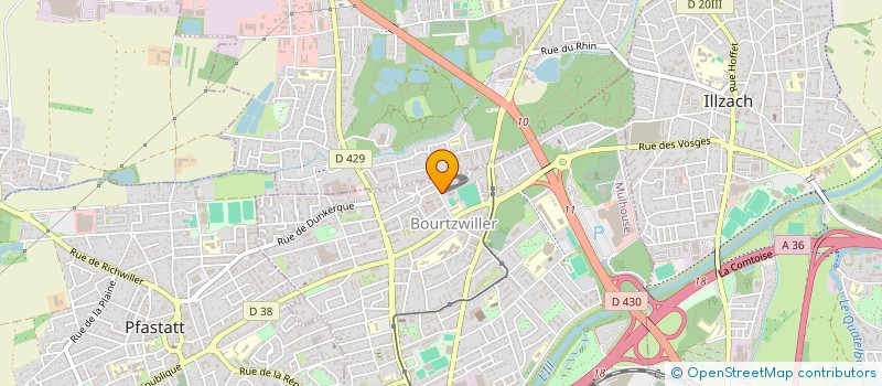 localisation de l'entreprise MADAME NAOIAL KAABAR  MULHOUSE