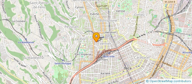 localisation de l'entreprise MADAME NAOIALE JADID à NICE