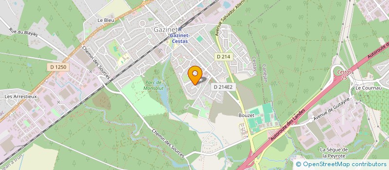 localisation de l'entreprise MADAME NAOILE AFTAH  CESTAS