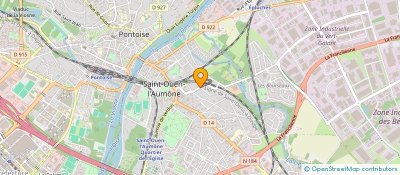 localisation de l'entreprise MADAME NAOILE BELQASMI  SAINT-OUEN-L'AUMONE