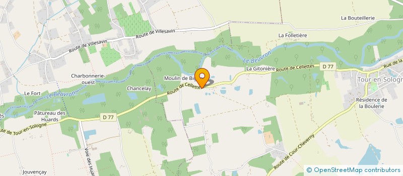 localisation de l'entreprise MADAME NAOKO TOMONAKA  MONT-PRES-CHAMBORD