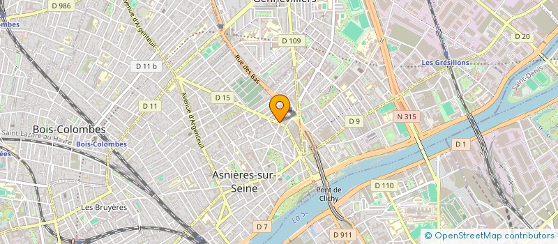 localisation de l'entreprise MADAME NAOMI AZOGUI  ASNIERES-SUR-SEINE