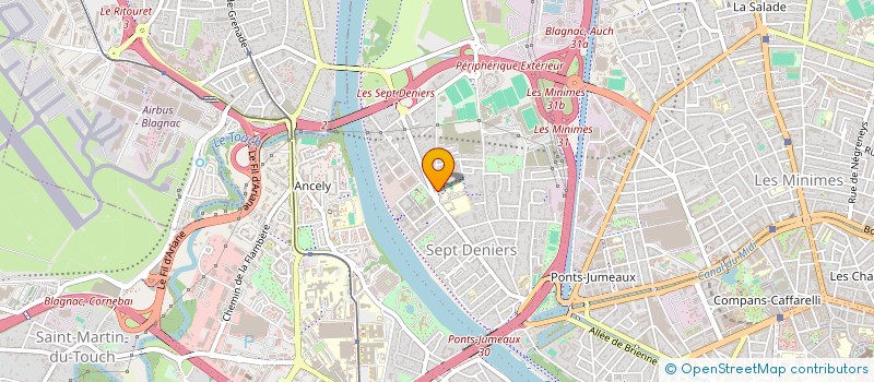 localisation de l'entreprise MADAME NAOMI BEAUDRON  TOULOUSE