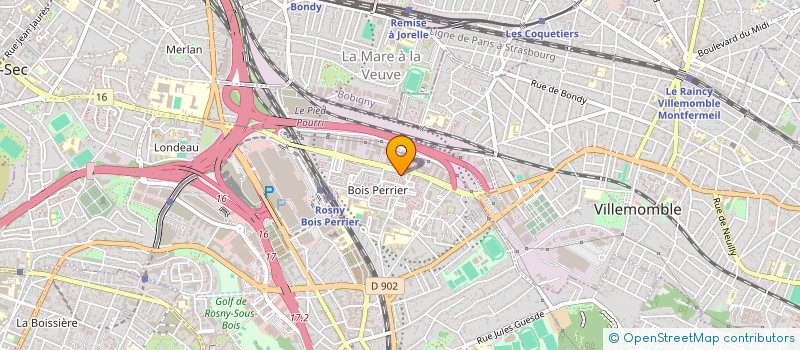 localisation de l'entreprise MADAME NAOMI BENTIL à ROSNY-SOUS-BOIS