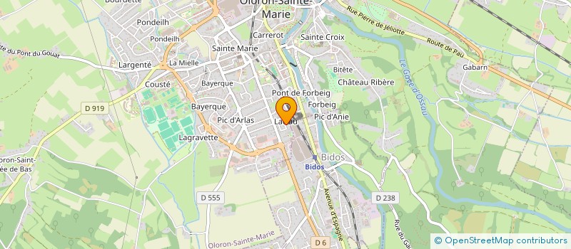 localisation de l'entreprise MADAME NAOMI BIOT  OLORON-SAINTE-MARIE