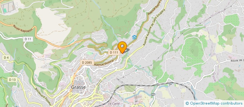 localisation de l'entreprise MADAME NAOMI BOVA à GRASSE