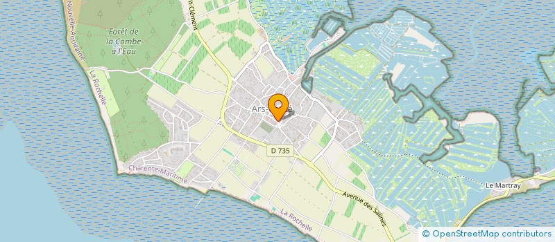 localisation de l'entreprise MADAME NAOMI CHAUDRE  ARS-EN-RE