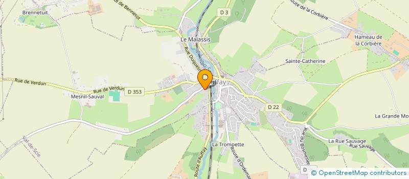 localisation de l'entreprise MADAME NAOMI CLAISSE  VAL-DE-SCIE