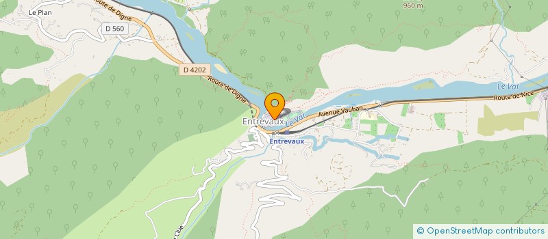 localisation de l'entreprise MADAME NAOMI DAVINE  ENTREVAUX