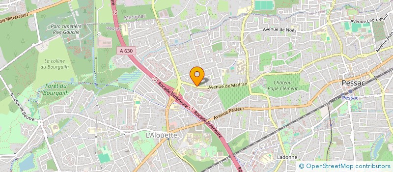 localisation de l'entreprise MADAME NAOMI DEJOURS  PESSAC