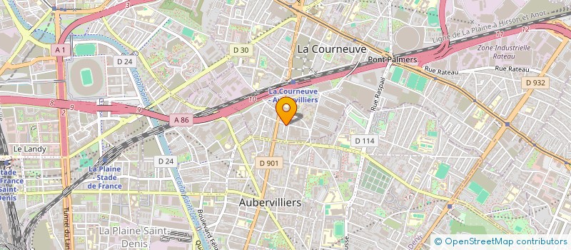 localisation de l'entreprise MADAME NAOMI DIAZ ZAYAS  LA COURNEUVE