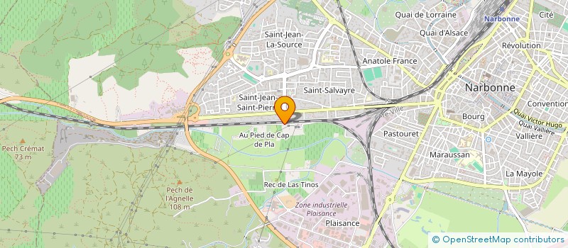 localisation de l'entreprise MADAME NAOMI DJANDA NYA à NARBONNE