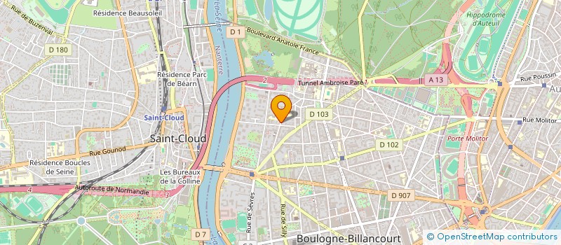 localisation de l'entreprise MADAME NAOMI DONCEL AKAHOSHI  BOULOGNE-BILLANCOURT