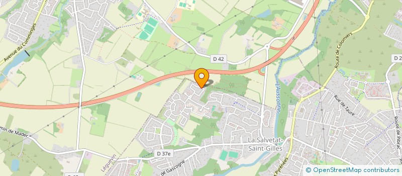 localisation de l'entreprise MADAME NAOMI EAVES  LA SALVETAT-SAINT-GILLES