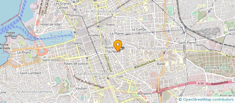 localisation de l'entreprise MADAME NAOMI FORLEN à MARSEILLE