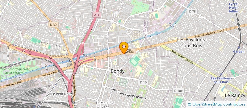 localisation de l'entreprise MADAME NAOMI FOUEMINA à BONDY