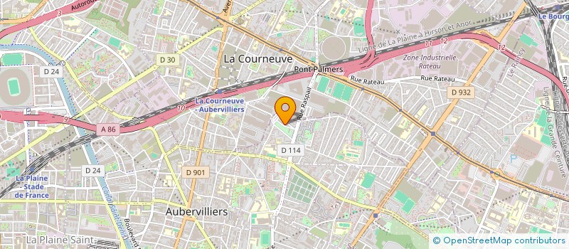 localisation de l'entreprise MADAME NAOMI GENTIL à AUBERVILLIERS
